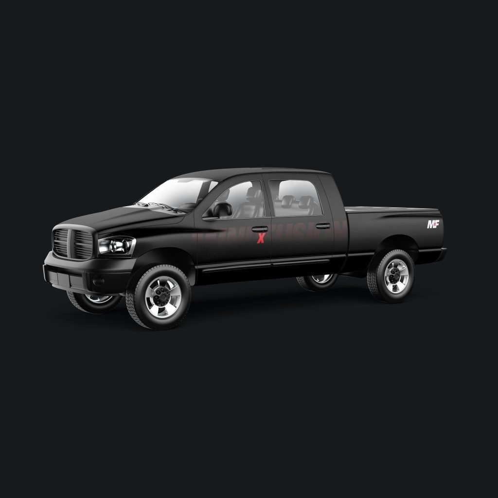 MxF Pickup Truck Mockup